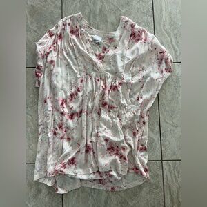 Never worn pink tie dye tunic